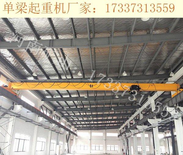 广东茂名单梁起重机厂家 设备4吨待安装