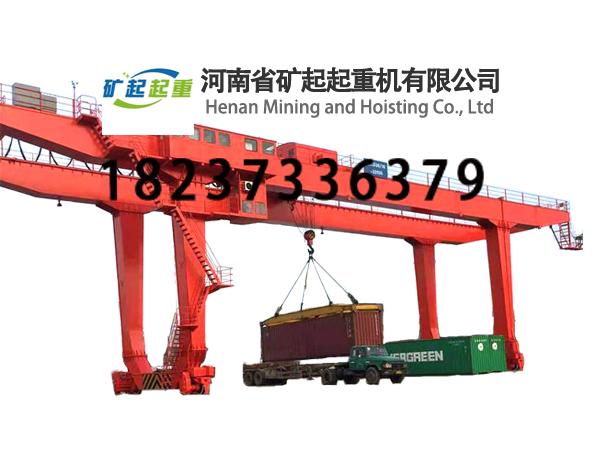 浙江绍兴轮胎龙门吊单次最高可堆叠几层集装箱